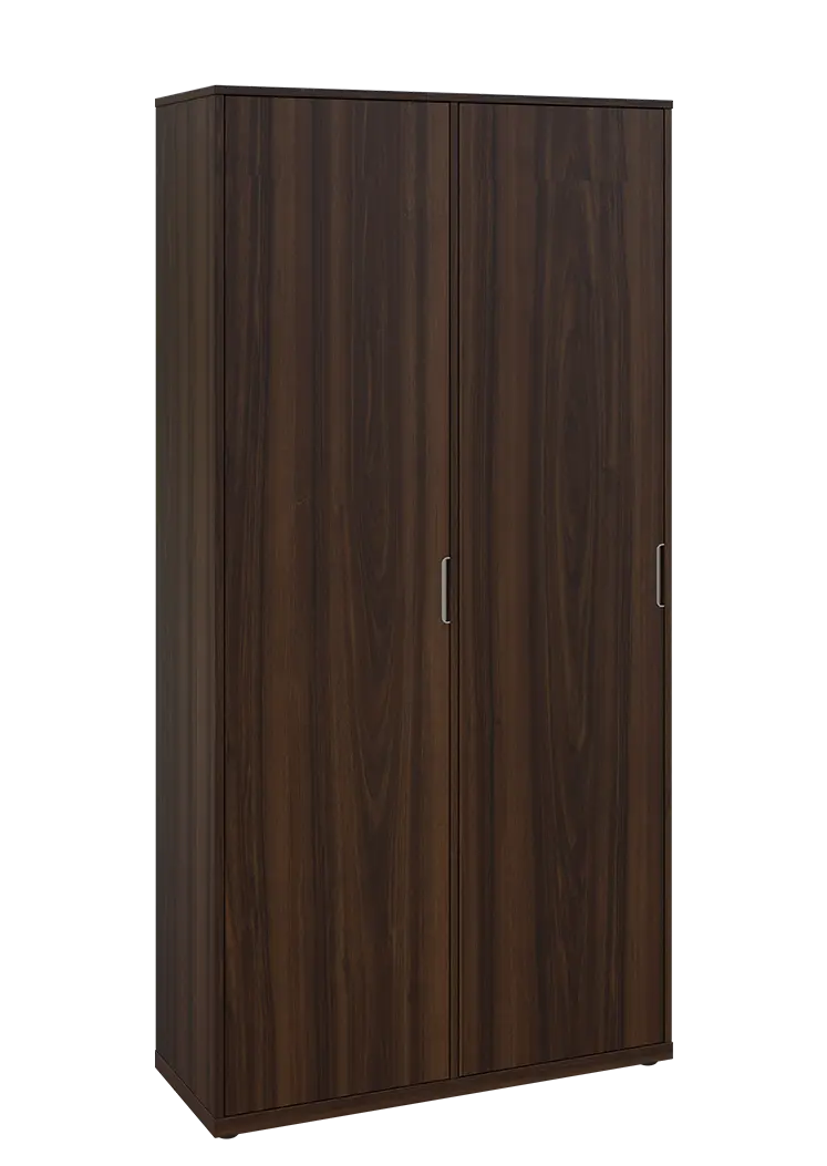 KSR6-81 L skříň šatní, 2x výsuvné ramínko, 2053x1022x400 mm, provedení levé, ořech královský